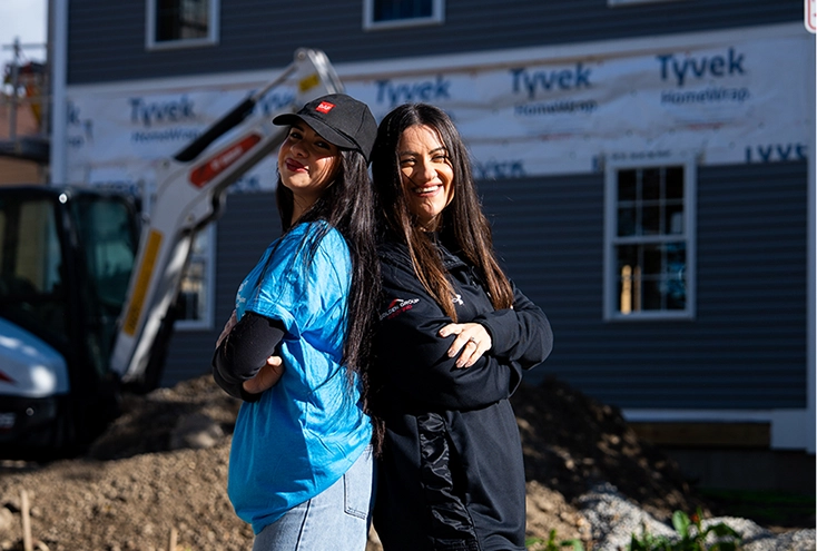 Golden Group Roofing's team volunteering in Boston