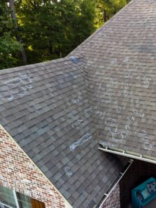 Roof damage from hail