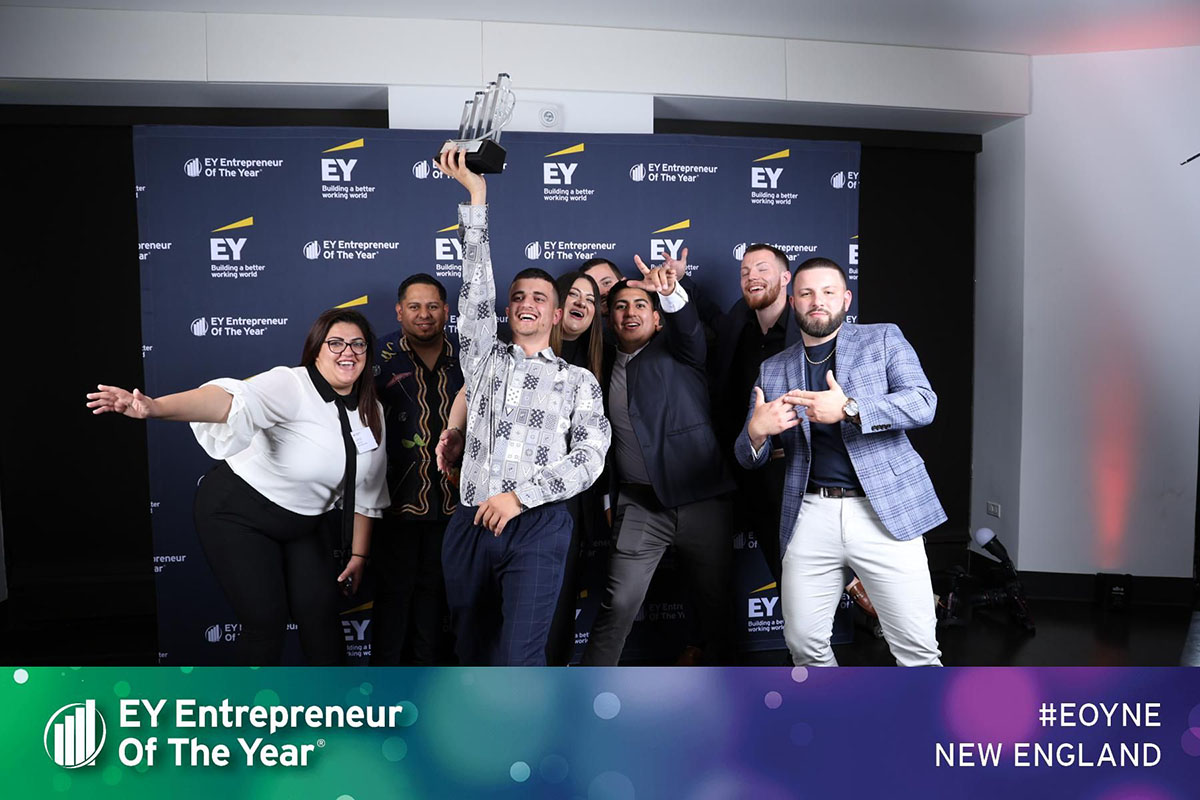 The Golden Group team at the EOY awards event.
