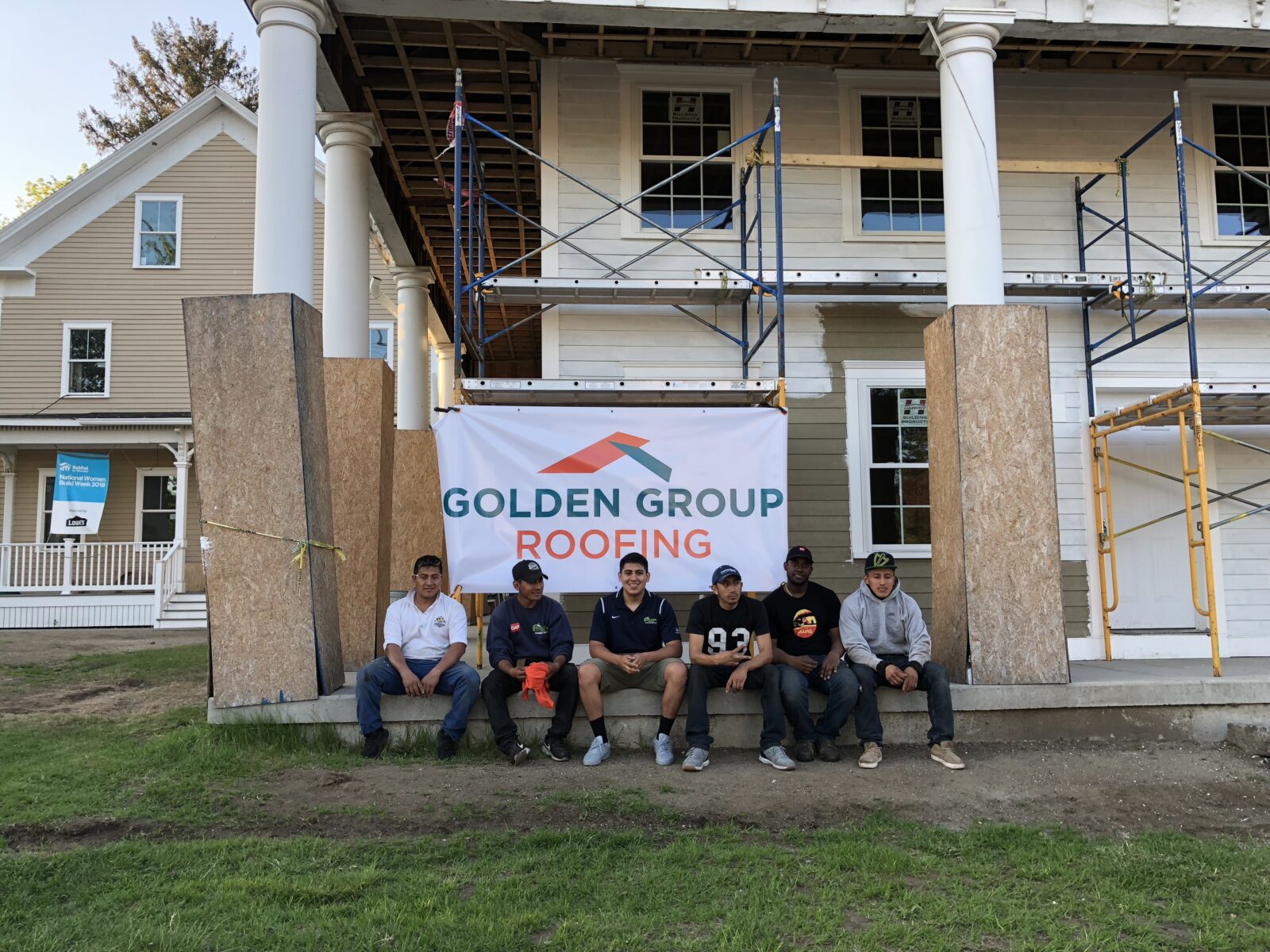 Golden Group Roofing team
