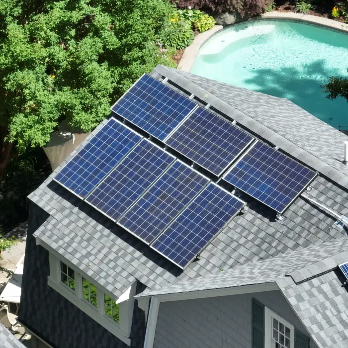 Roof-Mounted Solar Installation in Hudson, MA